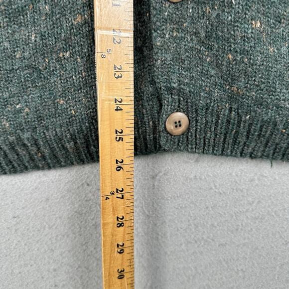 Pringle Cardigan Men’s Large Green Wool Blend V Neck Button Front - Picture 10 of 16
